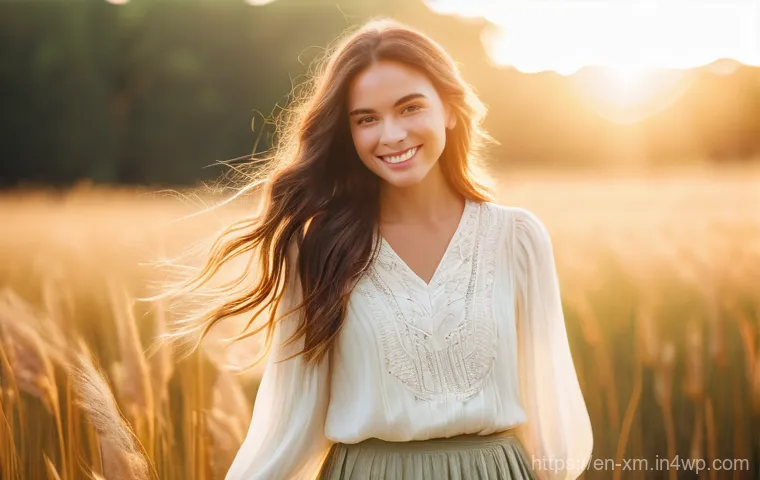 현대 사진에서 인상주의적 요소 찾기 - **Prompt:** A soft, ethereal portrait of a young woman, gently smiling, looking slightly off-camera....